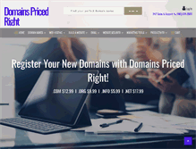 Tablet Screenshot of 2domains.com